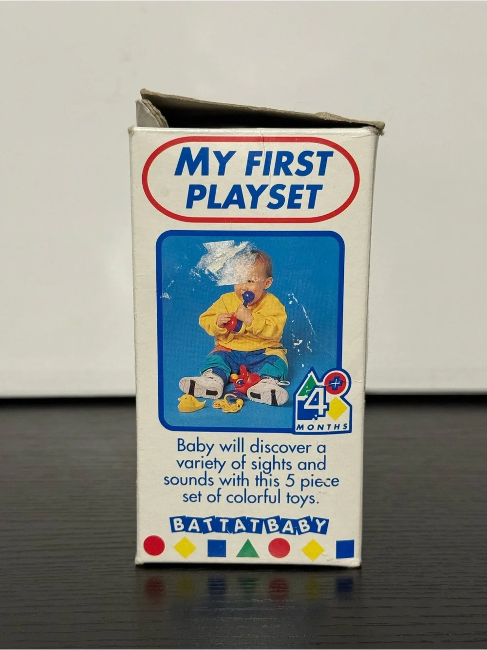 Vintage 1994 Battat Baby “My First Playset” (5) Piece Rattle Toy Set (EUC)